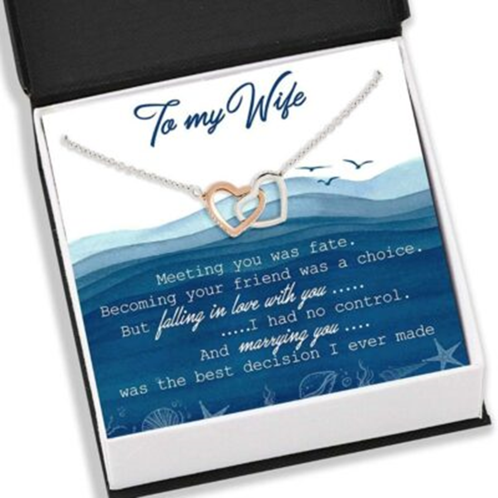 Wife Necklace, To My Wife Necklace , Gift For Wife From Husband - Thegiftio UK