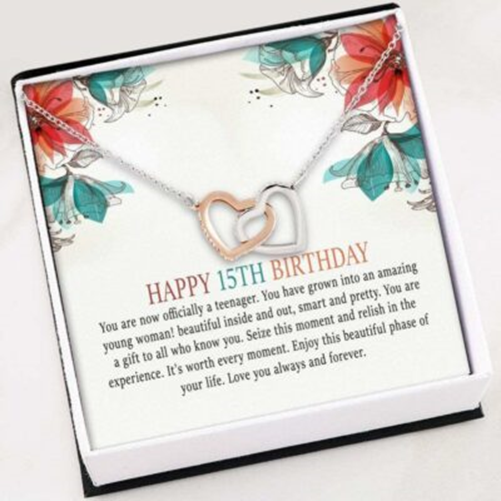 Daughter Necklace, Niece Necklace, Fifteen Birthday Necklace 15Th Birthday Gift Girl - Thegiftio UK