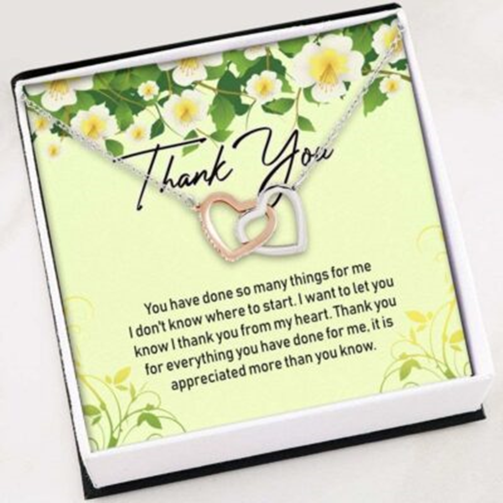 Best Friend Necklace, Thank You Necklace Thank You Gift - Thegiftio UK