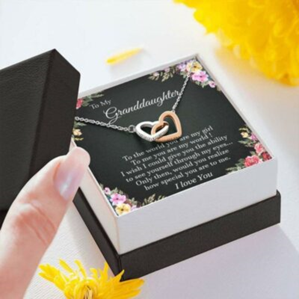 Granddaughter Necklace, To My Granddaughter Necklace, Gift For Granddaughter, Graduation - Thegiftio UK