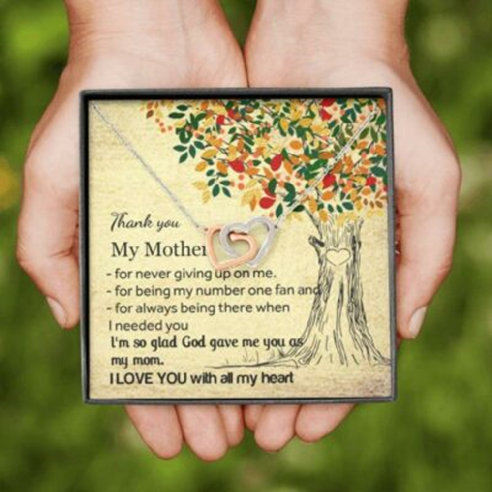 Mom Necklace, Thank You My Mother Necklace, Gift For Mom From Daughter,From Son - Thegiftio UK