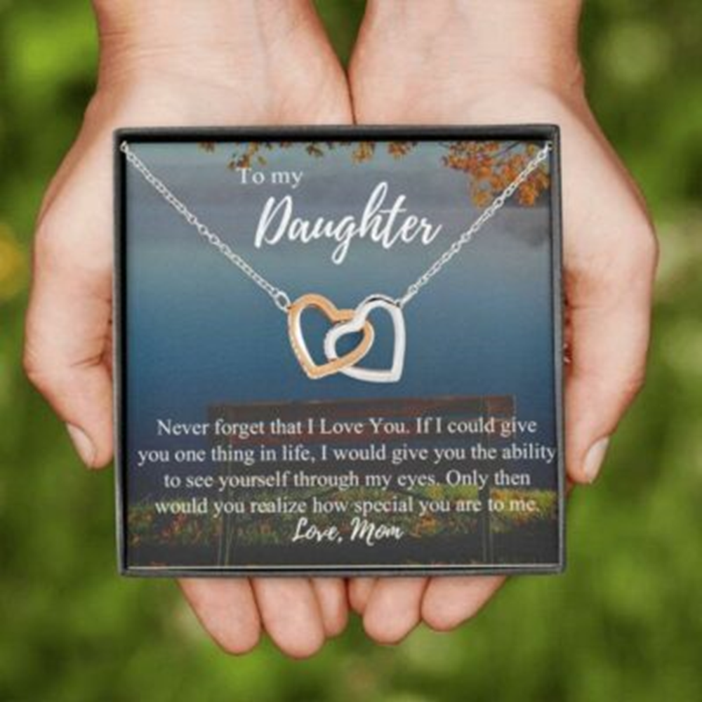 Daughter Necklace, To My Daughter Necklace, Gift For Daughter From Mother, Mom - Thegiftio UK