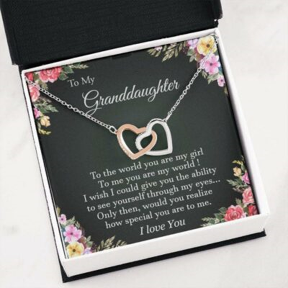 Granddaughter Necklace, To My Granddaughter Necklace, Gift For Granddaughter, Graduation - Thegiftio UK