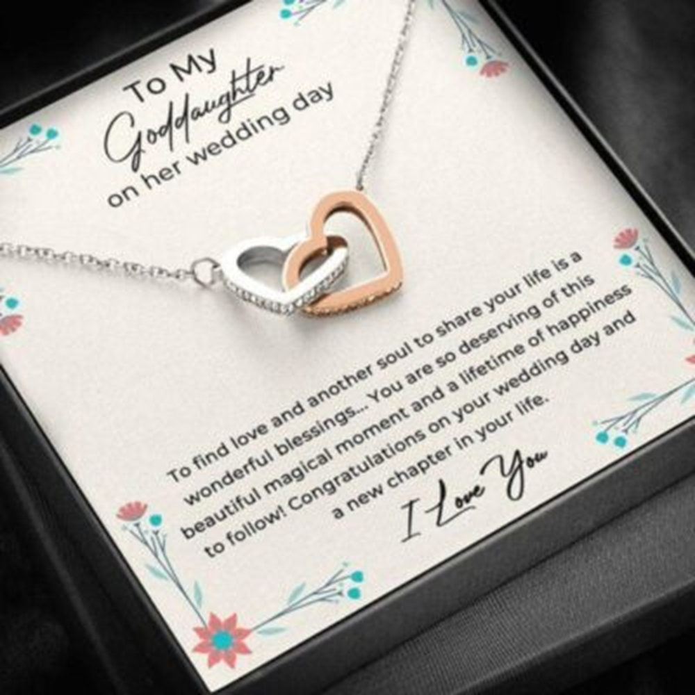 Goddaughter Necklace, Goddaughter Wedding Gift, Gift For Goddaughter On Her Wedding Day From Godmother - Thegiftio UK