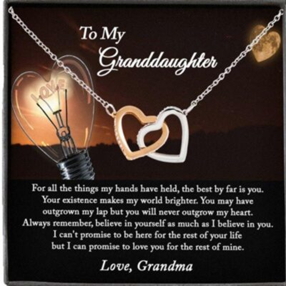 Granddaughter Necklace, Graduation Necklace Gift For Granddaughter From Grandma, Granddaughter Birthday - Thegiftio UK