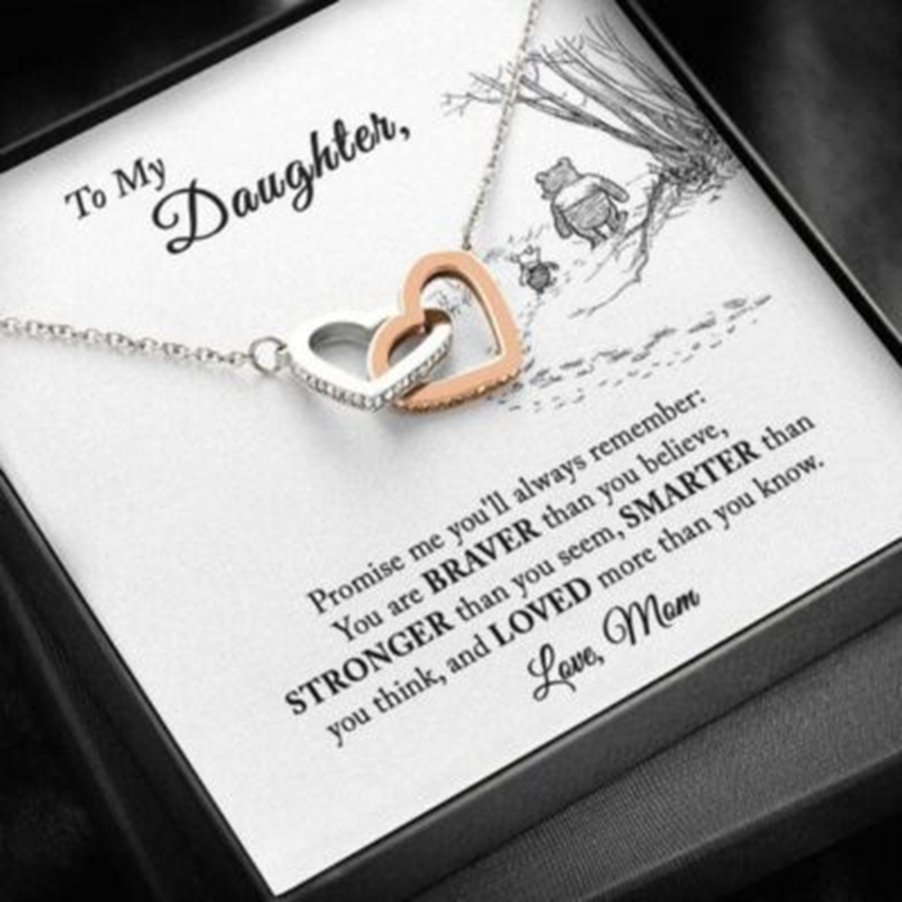 Daughter Necklace, To My Daughter Necklace, Gift For Daughter From Mom, Mother Daughter Necklace - Thegiftio UK