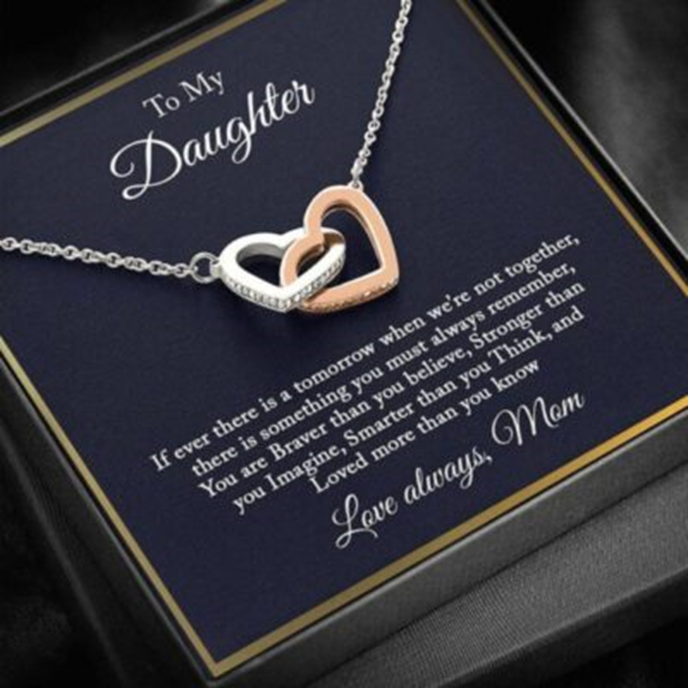 Daughter Necklace, To My Daughter Necklace, Gift For Daughter From Mom, Mother Daughter Necklace - Thegiftio UK