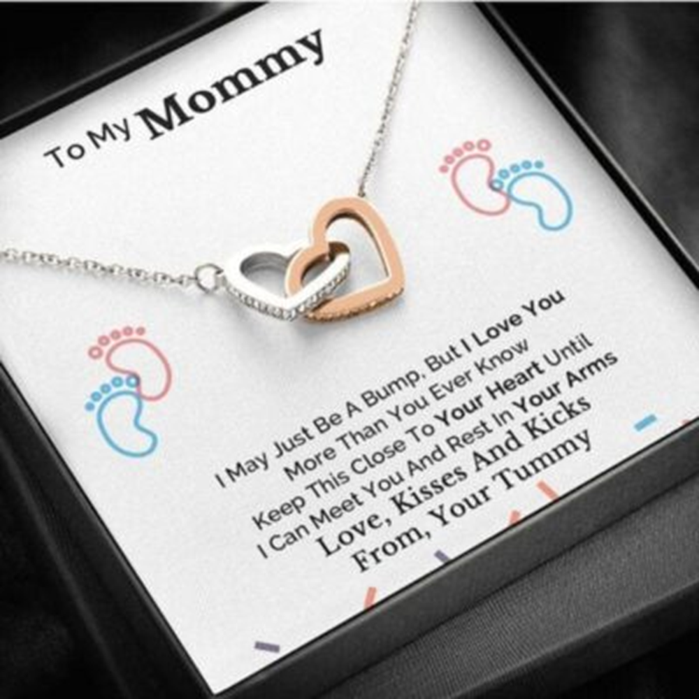 Wife Necklace, New Mom Necklace, Baby Shower, Push Gift For First Time Mom Gift, Pregnancy - Thegiftio UK