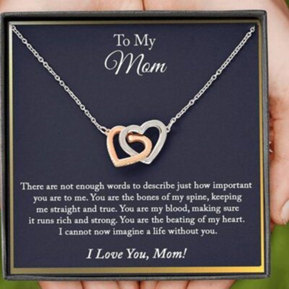 Mom Necklace, To My Mom Necklace, Birthday Mothers Day Gift For Mom From Daughter - Thegiftio UK