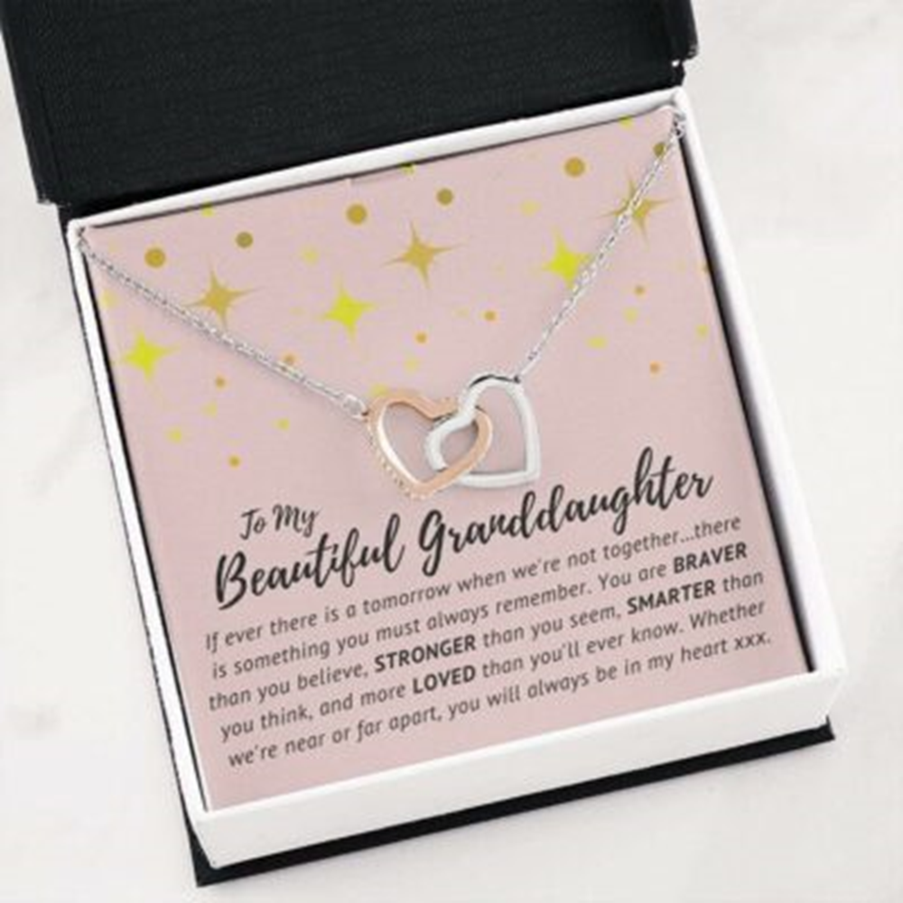 Granddaughter Necklace, Sweet 16 Gift, Granddaughter Birthday Graduation Necklace - Thegiftio UK