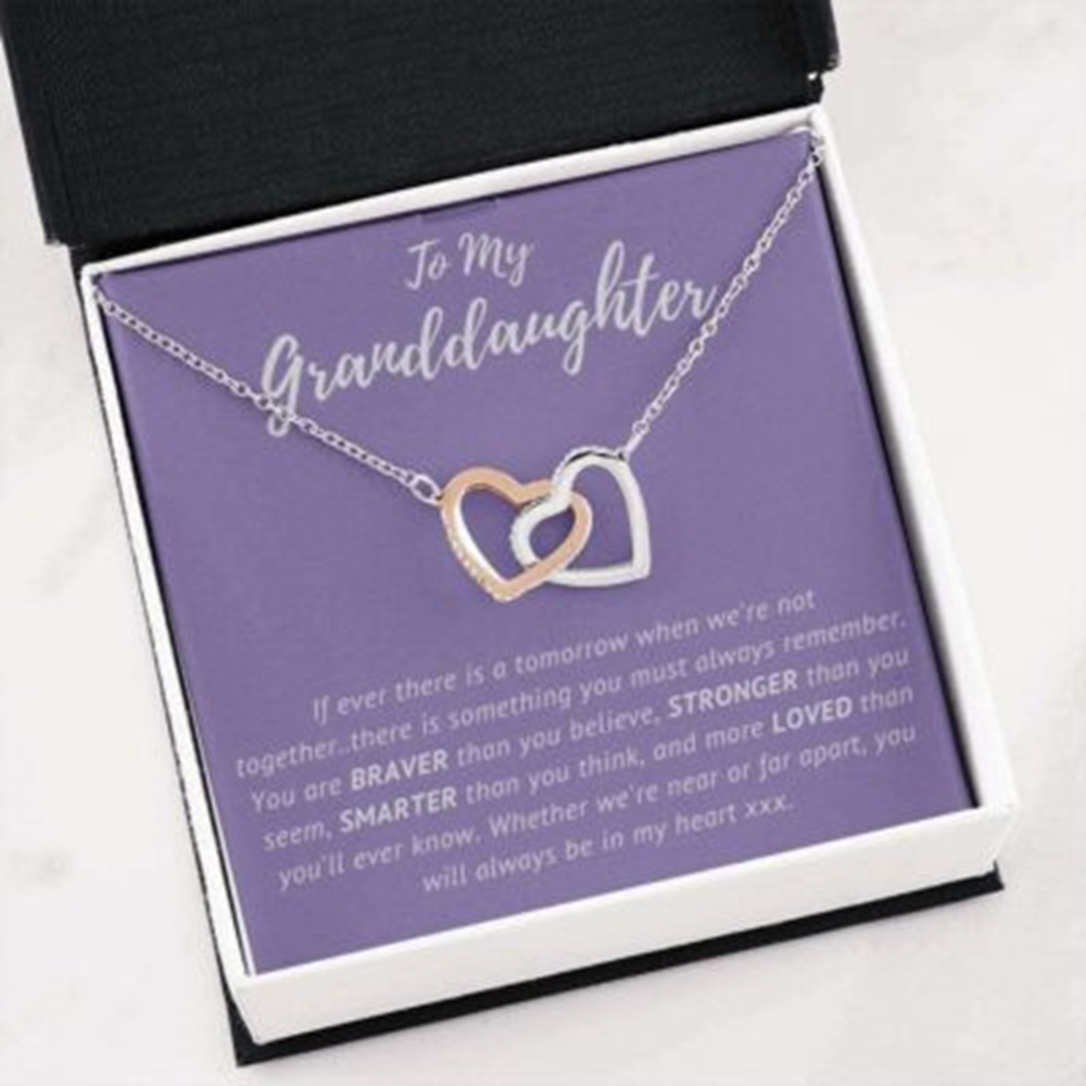 Granddaughter Necklace, Sweet 16 Gift, Granddaughter Birthday Graduation Necklace - Thegiftio UK