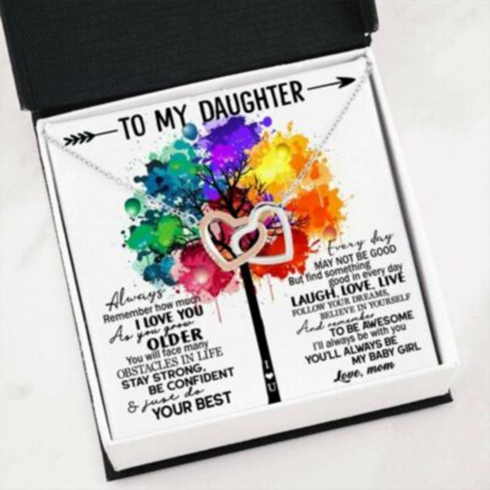 Daughter Necklace, Necklace Gifts For Daughter From Mom Birthday Anniversary Gift - Thegiftio UK