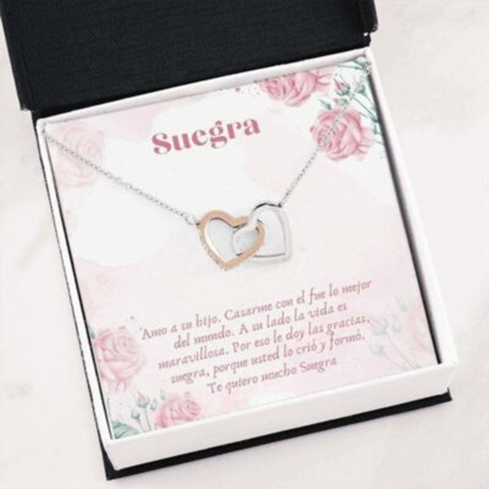 Mom Necklace, Mother-In-Law Necklace, Mother-In-Law Spanish Necklace Gift Mejor Suegra Gift Suegra Necklace Latina Mom In Law - Thegiftio UK