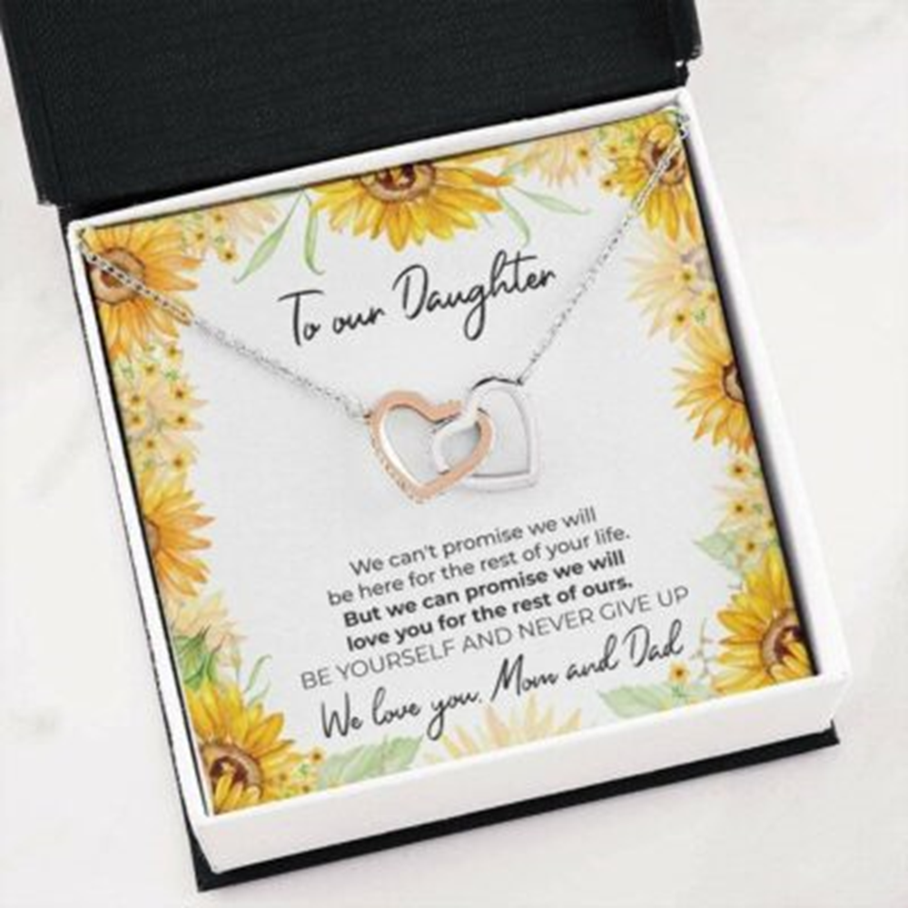 Daughter Necklace, To Our Daughter Necklace Gift, We Will Love You Forever - Thegiftio UK