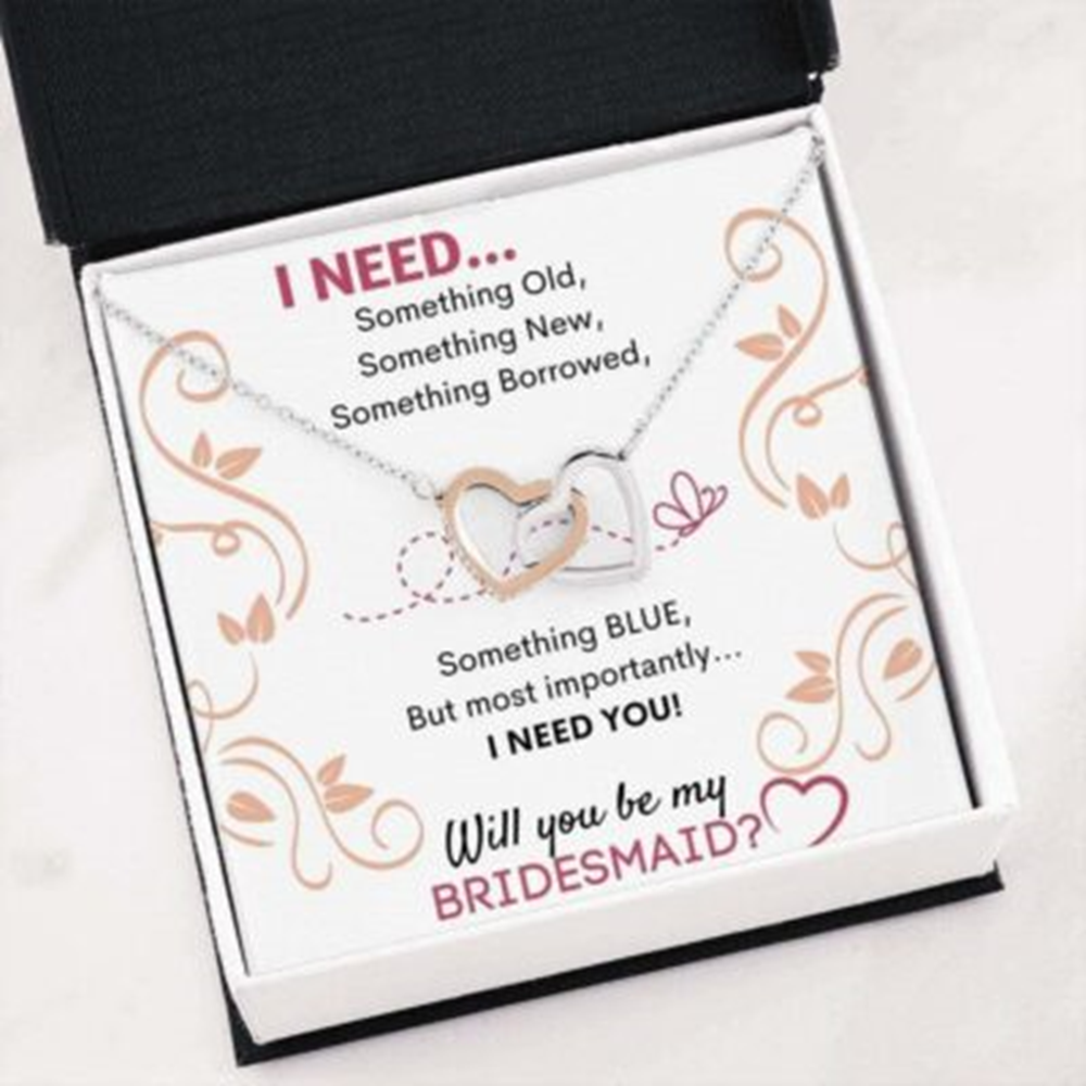 Friend Necklace, Sister Necklace, Bridesmaid Proposal Necklace. Proposal Marriage Wedding Gift For Best Friends - Thegiftio UK
