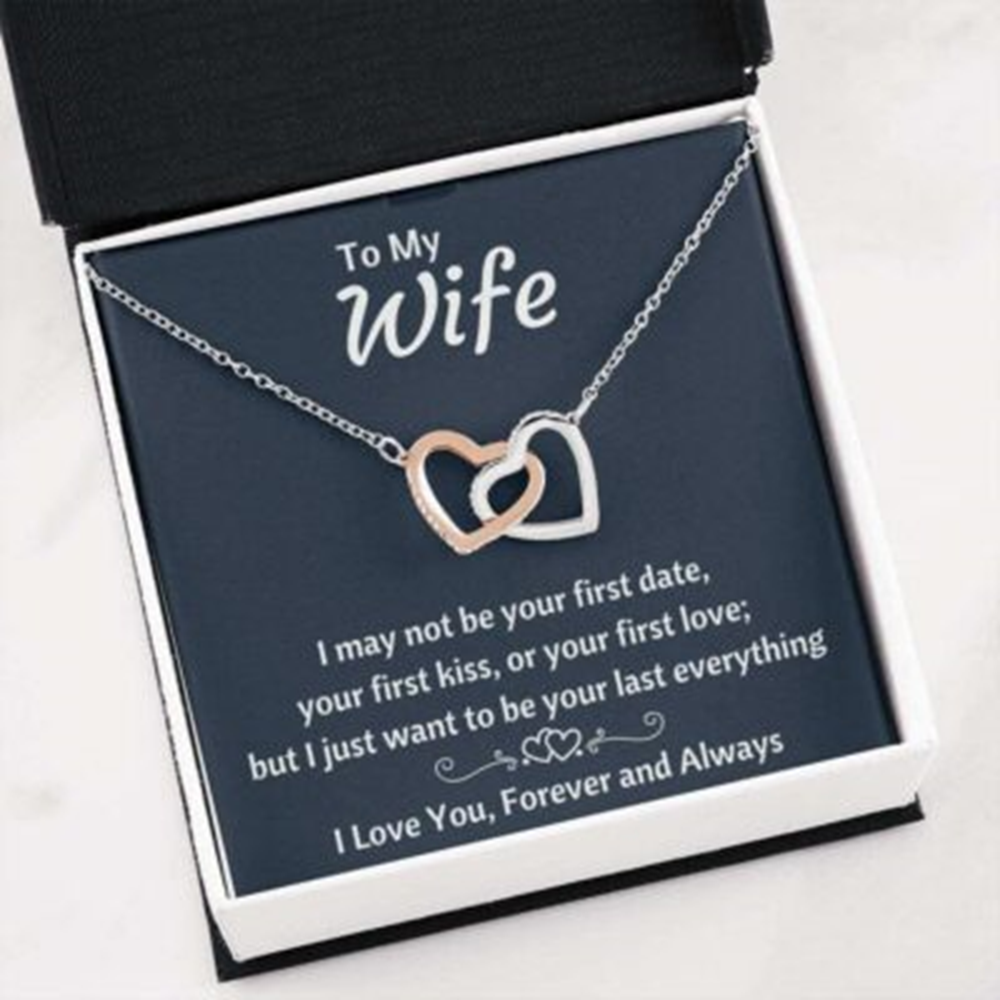 Wife Necklace, To My Wife Your Last Everything Necklace Gift From Husband - Thegiftio UK