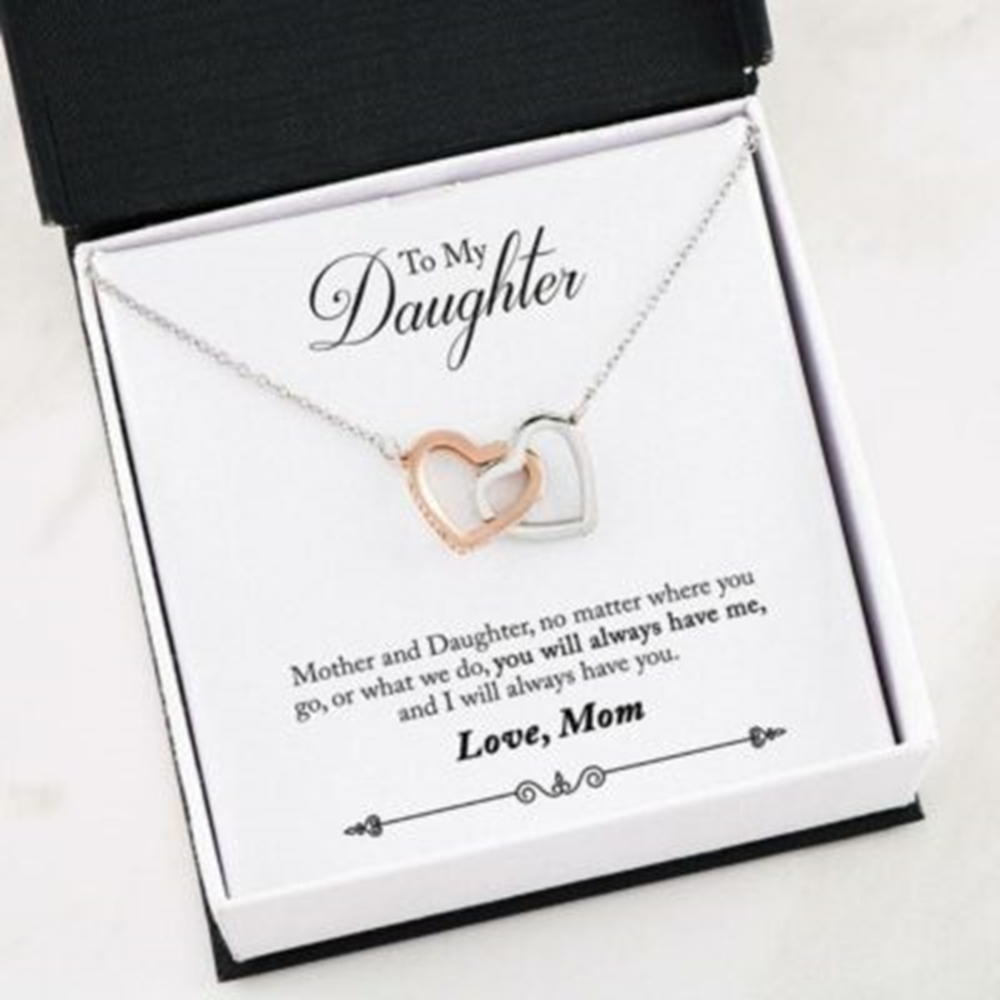 Daughter Necklace, Mom To Daughter Necklace Gift ” You Will Always Have Me” - Thegiftio UK