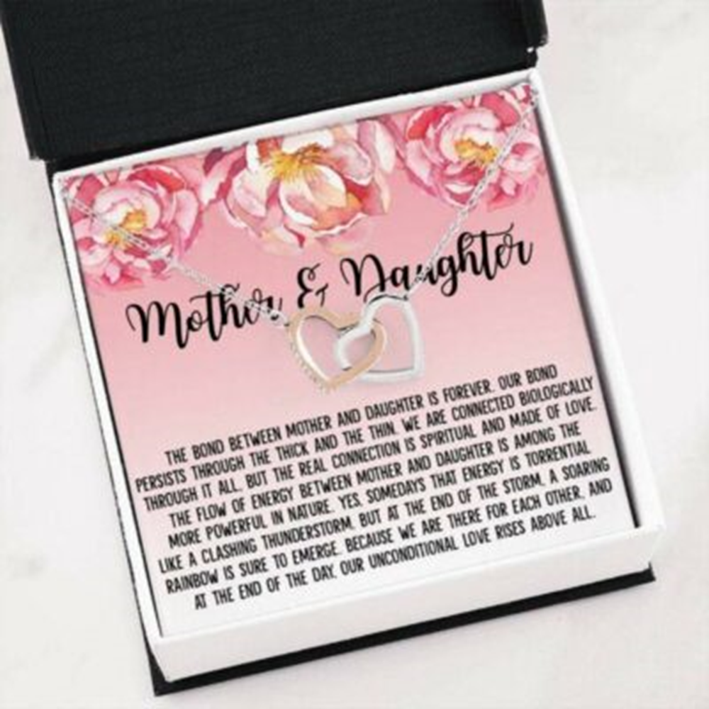 Mom Necklace, Daughter Necklace, Mother Daughter Gift Necklace Mother, Day Gift - Thegiftio UK