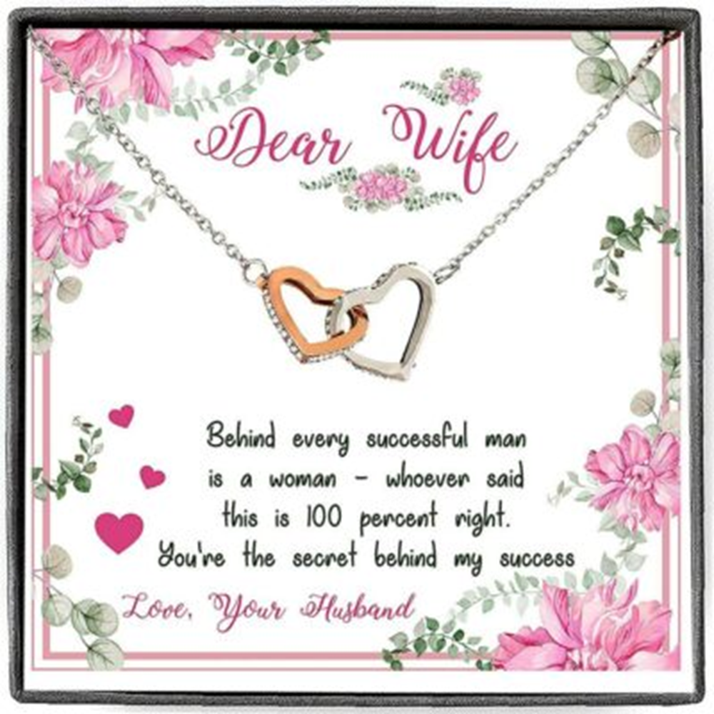 Wife Necklace, To My Wife Necklace, Pendant For Her, Gift For Birthday, Anniversary - Thegiftio UK