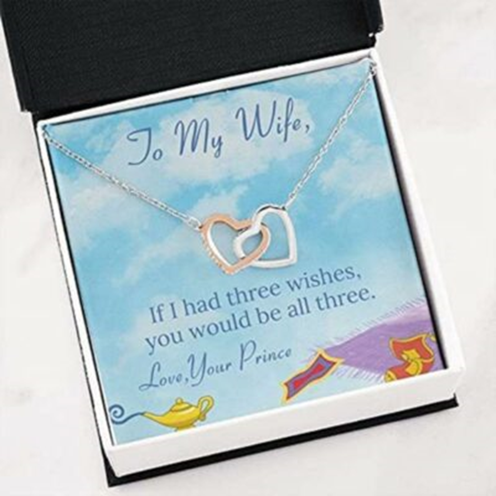 Wife Necklace , Necklace For Wife , To My Wife Genie In A Bottle , Necklace - Thegiftio UK