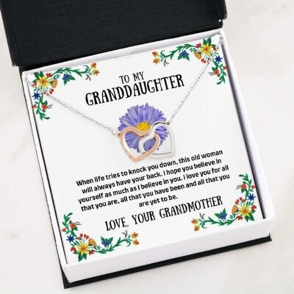 Granddaughter Necklace, To My Granddaughter Necklace Gift , I Love You , Today Forever Necklace - Thegiftio UK