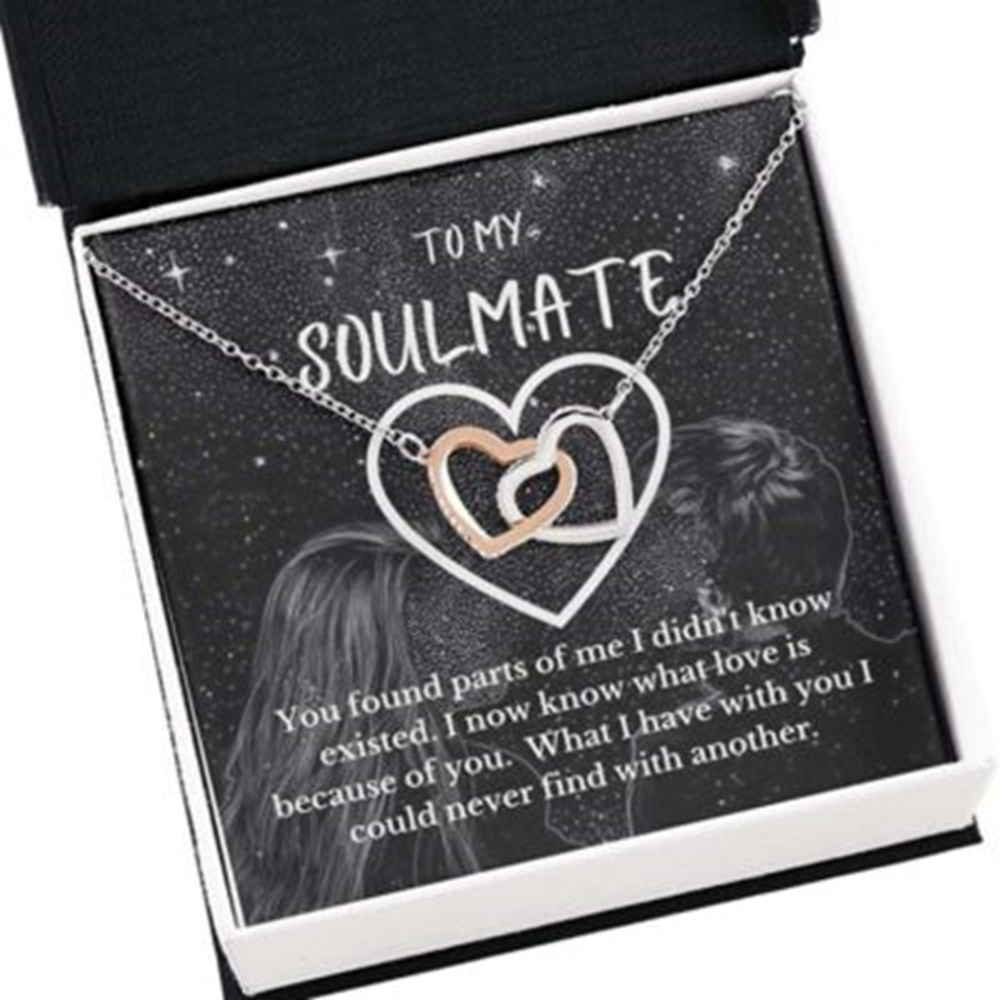 Girlfriend Necklace, Wife Necklace, To My Soulmate Necklace Gift , You Found Parts Of Me , Forever Necklace - Thegiftio UK