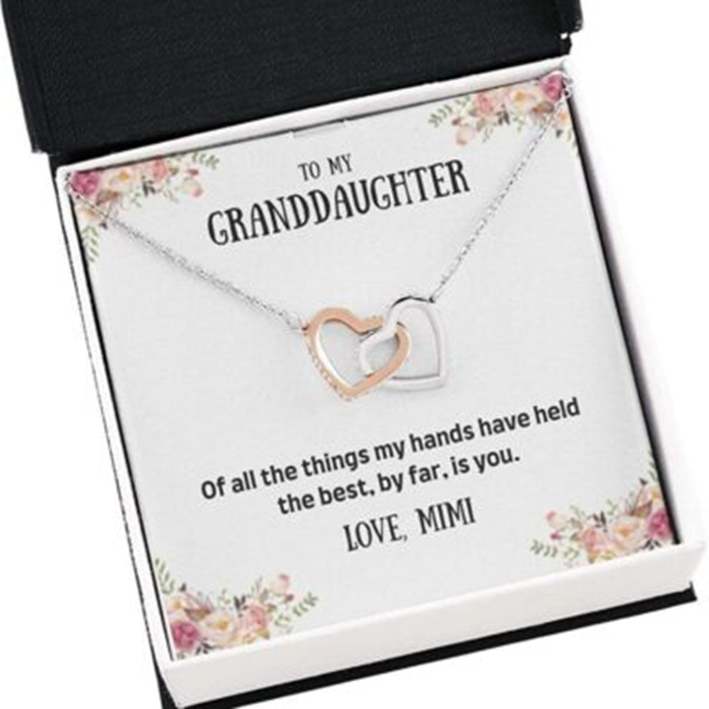 Granddaughter Necklace, To My Granddaughter Necklace Gift , Of All The Things , For You Necklace - Thegiftio UK