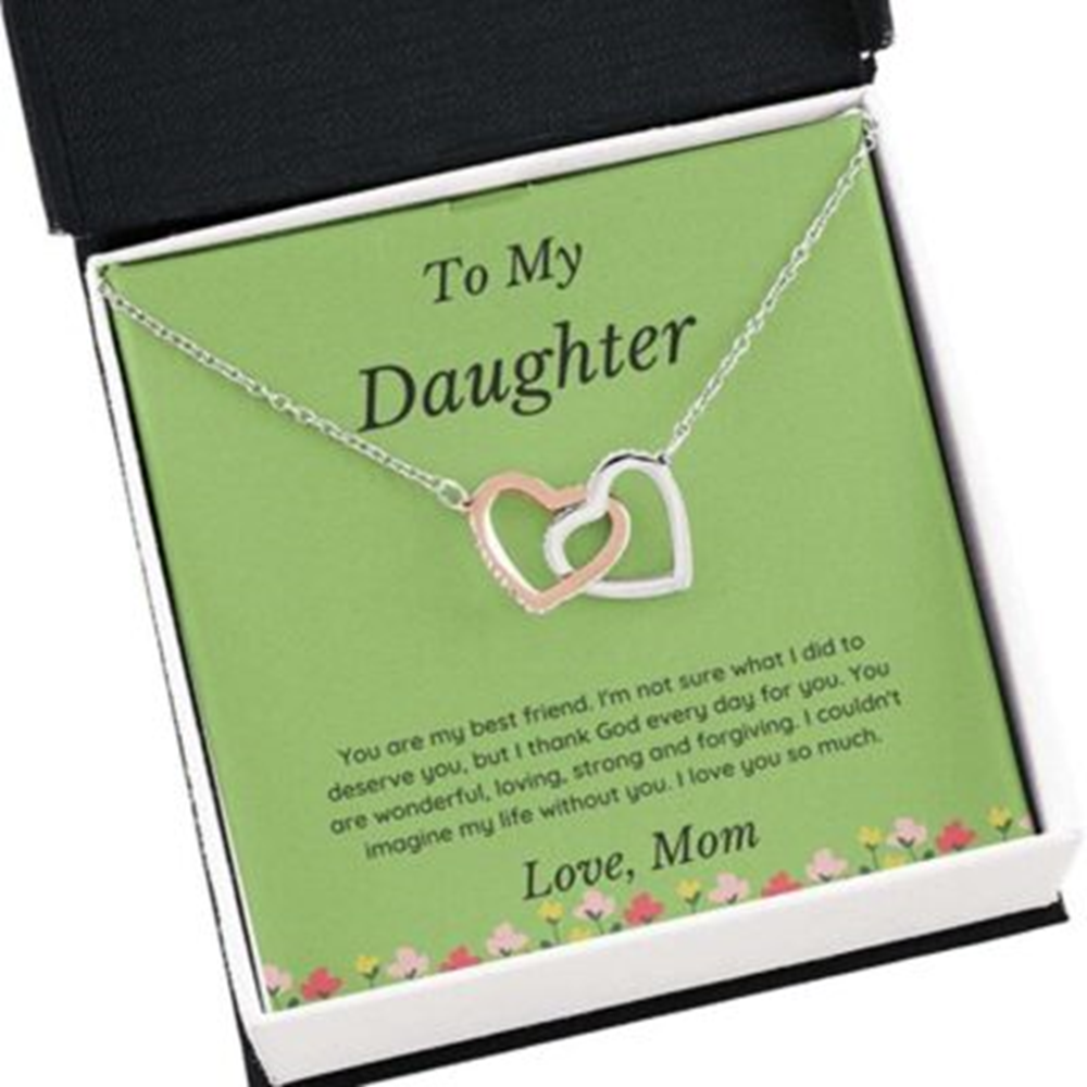 Daughter Necklace, To My Daughter Necklace Gift , You Are My Bestfriend , For You Necklace - Thegiftio UK