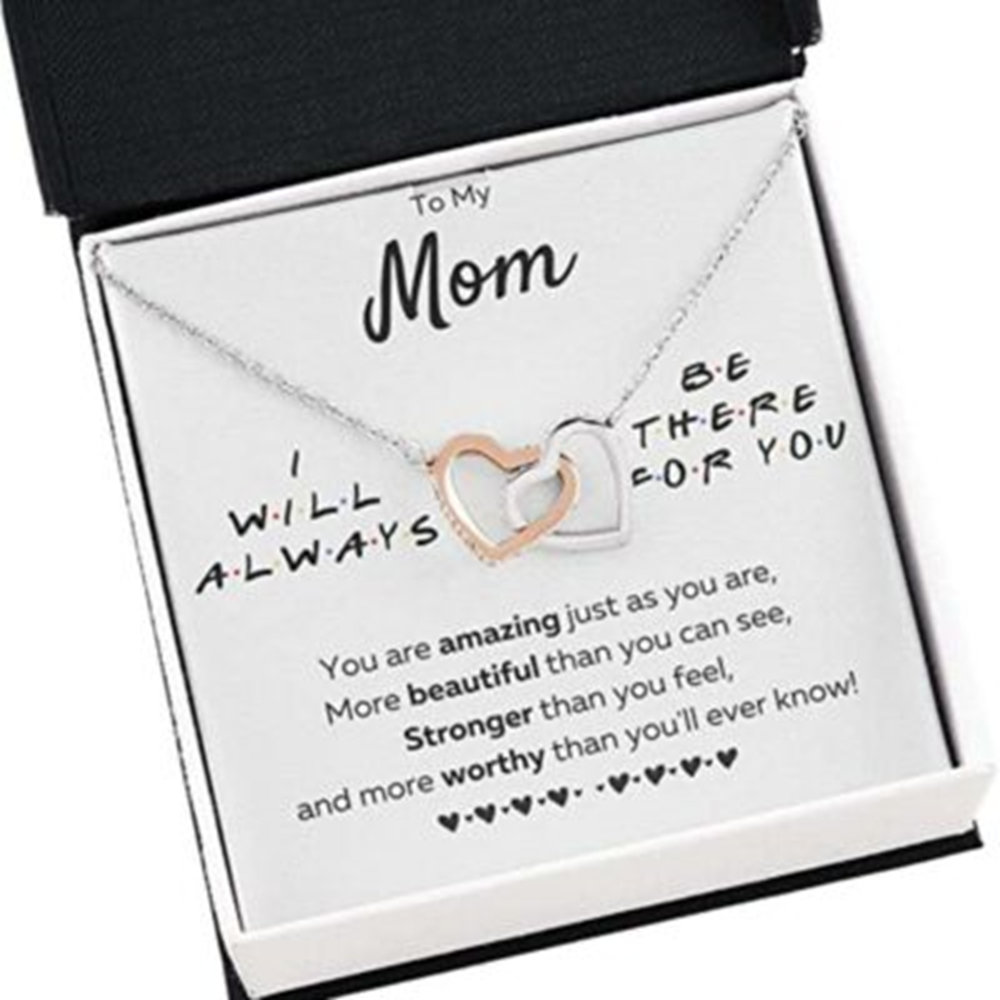 Mom Necklace, To My Mom”There For You , Just As You Are” Necklace Gift For Mom. Mom Gift For Mom - Thegiftio UK