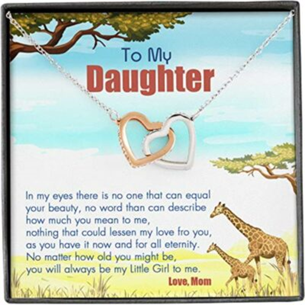 Daughter Necklace, To My Daughter Necklace From Mom Necklace For Daughter Gift From Mom - Thegiftio UK