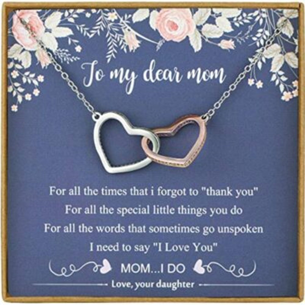 Mom Necklace, Mother Daughter Necklace, Mom Necklace, Gift For Mom, Necklace To Mother - Thegiftio UK