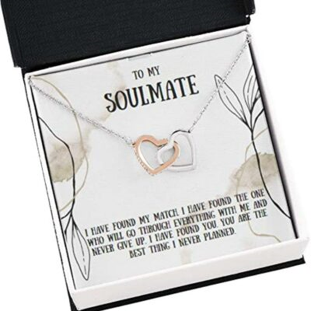 Girlfriend Necklace, Wife Necklace, To My Soulmate Necklace Gift- I Have Found My Match , Only One For Me - Thegiftio UK