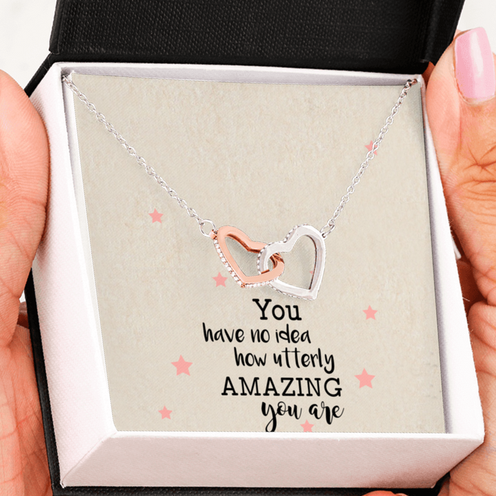 You Have No Idea • Soul Sister • Interlocking Heart Necklace • Best Friend Gift • Bff Gift - Thegiftio UK
