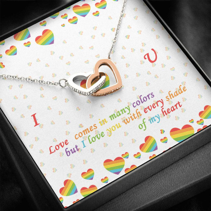 Interlocking Heart For Lgbtq Partenrs - Thegiftio UK