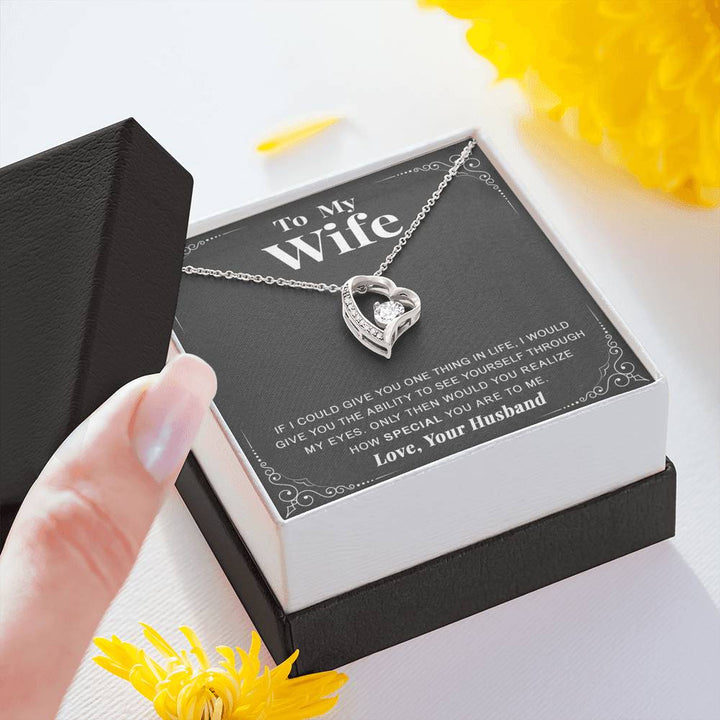 To My Wife - Never Forget That I Love You - Forever Love Necklace - Thegiftio UK