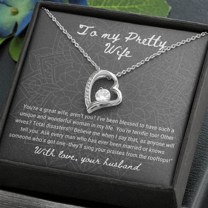 To My Wife Necklace - Forever Love Necklace  - Thegiftio UK