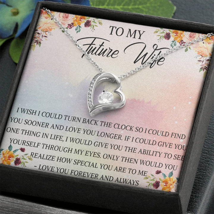 Future Wife Necklace, To My Future Wife Forever Love Necklace, Future Wife Birthday Gift, Girlfriend Necklace, Girlfriend Necklace Gifts - Thegiftio UK