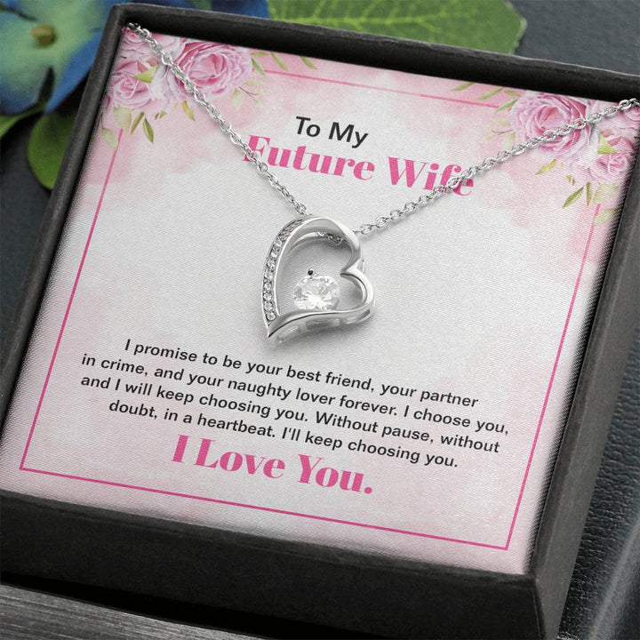 To My Future Wife - I Love You - Forever Love Necklace - Thegiftio UK