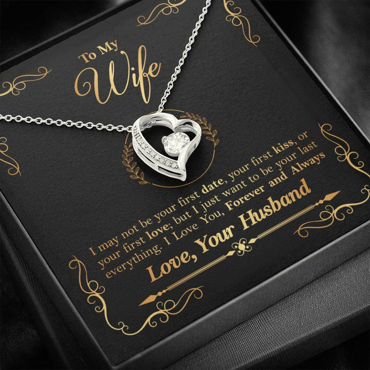 Anniversary Gift For Wife, Wife Necklace From Husband, Wife Forever Love Necklace, Great Gift For Anniversary, Birthday, Valentines Day, Christmas Or Any Occasion