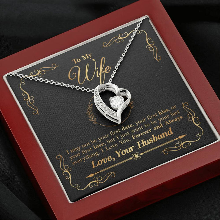 Anniversary Gift For Wife, Wife Necklace From Husband, Wife Forever Love Necklace, Great Gift For Anniversary, Birthday, Valentines Day, Christmas Or Any Occasion