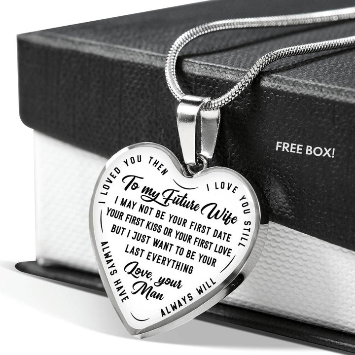 Future Wife - My Bestfriend, My Lover - Forever Love Necklace, Wife To Be, Fiancé Necklace, Fiancé Birthday Gift, Engagement Gifts - Thegiftio UK