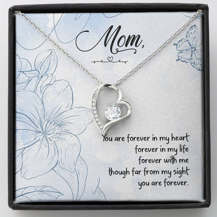 Mom - You Are Forever In My Heart Forever In My Life - Forever Love Necklace - Thegiftio UK