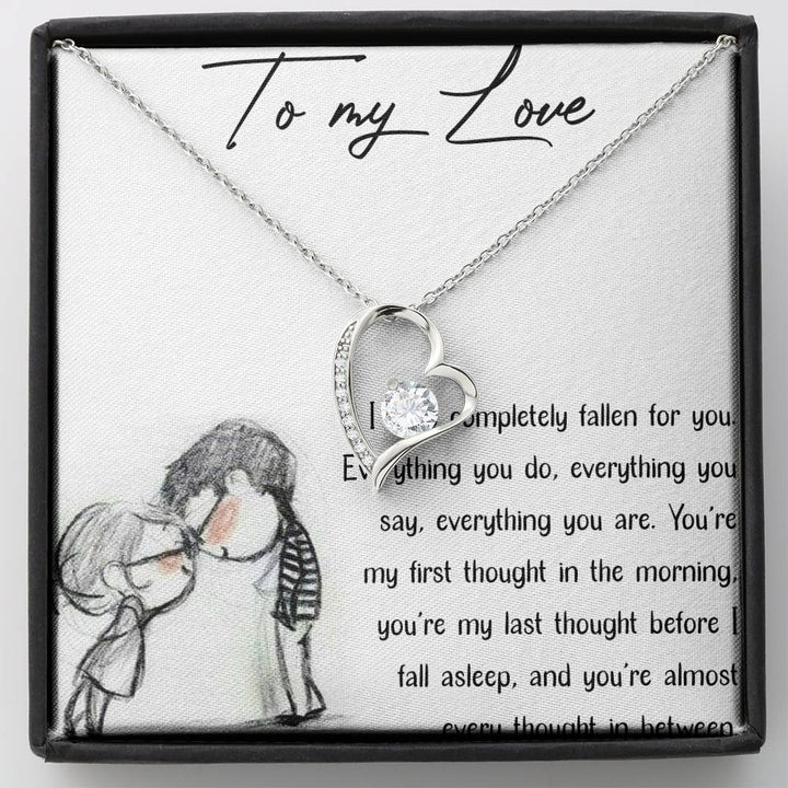 To My Love Forever Love Necklace Anniversary Gift For Girlfriend / Wife - Thegiftio UK
