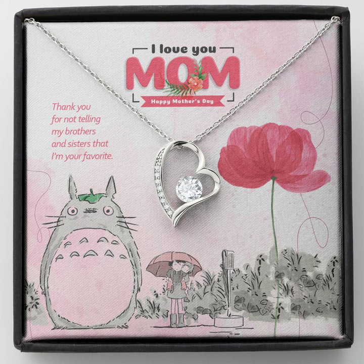 I Love You Mom,Forever Love Necklace - Thegiftio UK