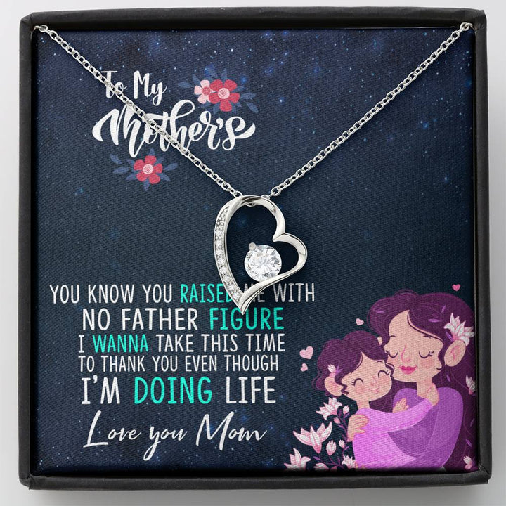 Mom Gift Collection - Love You - Forever Love Necklace - Thegiftio UK