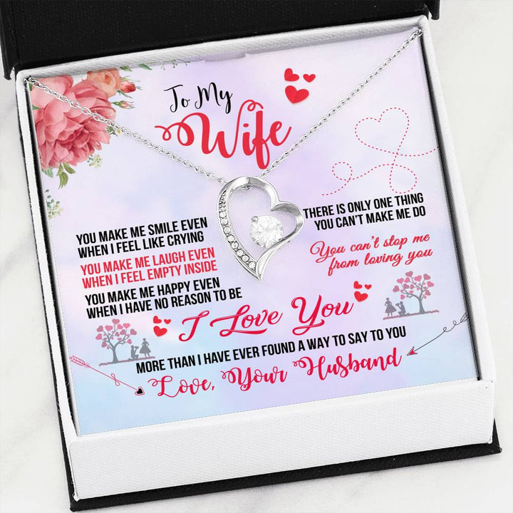 I Love You - Husband To Wife - Forever Love Necklace - Thegiftio UK