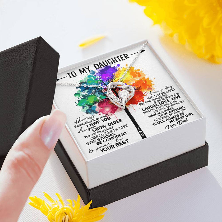 To My Daughter - I’Ll Always Be With You Love Dad Forever Love Necklace - Thegiftio UK