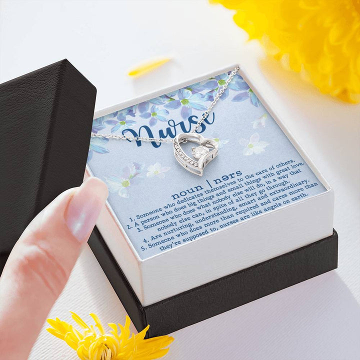 Nurse Necklace Gift For Birthday, Anniversary Or Any Occasion 4 Forever Love Necklace - Thegiftio UK