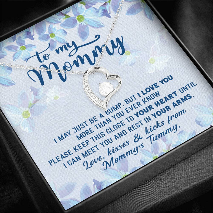 New Mommy Necklace Mom To Be Gifts Forever Love Necklace - Thegiftio UK