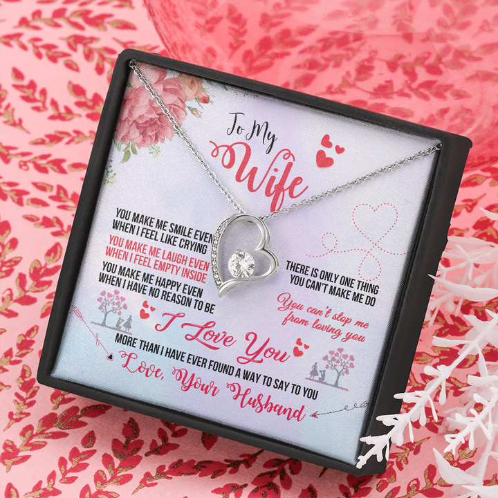 Forever Love Necklace, To My Wife Necklace Gift, Anniversary Gift, Gifts For Her, Christmas Gift For Wife, Birthday Gift, Gift For Wife - Thegiftio UK